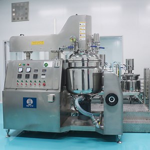 [Hot Item] High Quality Vacuum Emulsifying Semi-Automatic Line Cosmetic Machine Mixing Tank Make Machine