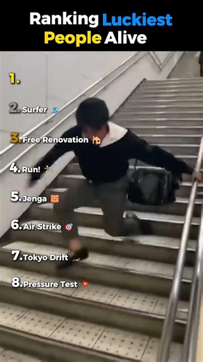 Ranking Luckiest People Alive 🍀