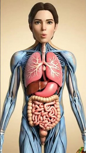 3D Sandwich Digestion | Human Digestive System Animation | Anatomy Arts 3D