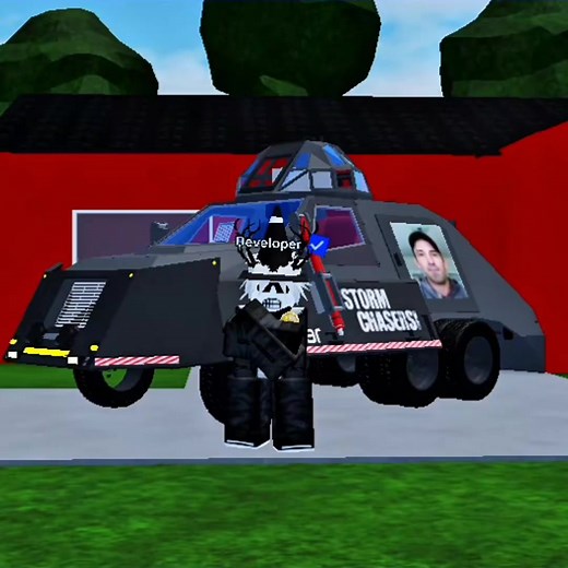 We need a name for Dev Car#robloxstudio #stormchaser #roblox #fyp #viral