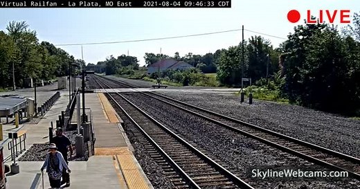 【LIVE】 Webcam La Plata Train Station - Missouri | SkylineWebcams