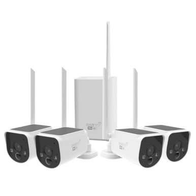 MaxRanger4K™ Solar 4 Camera Security System with Longest Range Wireless  | SWNVK-MAXV2SD4