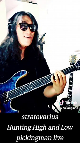 stratovarius Hunting High and Low pickingman live #pickingman #mookhon #sweeppicking #stratovarius #huntinghighandlow