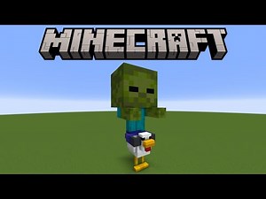 How To Build Chicken Jockey Statue In Minecraft