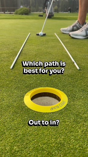 The answer might surprise you ⬇️ Golfers: Which putting path is best for you? Answer: The one you can be most consistent with It’s sort of a trick question As long as you’ve got solid fundamentals in your setup and motion, meaning you consistently return the putter square at impact, the path is what it is Follow me if you want to get better at putting #golfaddict #golftips #golf #puttfordough #golfinstruction | PutterCup Golf Training Aids