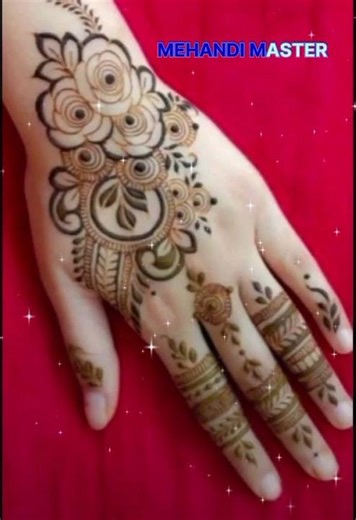 "Beautiful Back Hand Mehndi Design 2025 | Arabic Style Mehndi Art" #mehandimaster #newmahendi