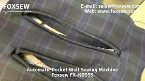 Automatic Pocket Welting Machine FOXSEW FX-KD995 FOXSEW SEWING MACHINES | Foxsew Sewing Machines