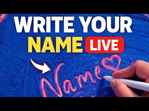 Writing Subscribers Name On Glass ❤️☝️ LIVE ( comment your name) #live #foryou