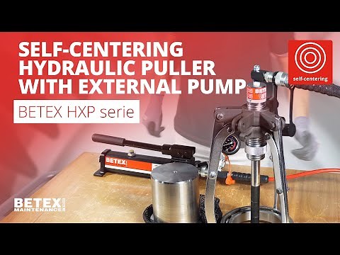 BETEX HXP series - Self-Centering hydraulic puller with external pump