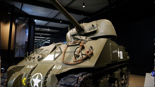 5.8K views · 214 reactions | This Sherman tank got knocked out in Holland in 1944 and remains there today. More in Episode 478 of History Traveler on YouTube. | The History Underground | Facebook