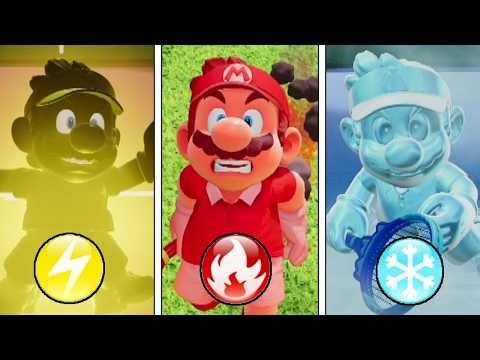 Mario Tennis Fever: All Characters DEATH Animations