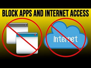 Block a Program from Being Opened or from Accessing the Internet