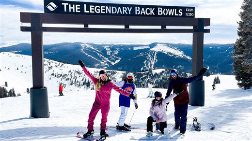 3 days in Vail snowboarding at the largest ski resort in Colorado