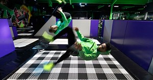 Inside Manchester's gigantic new trampoline park Flip Out