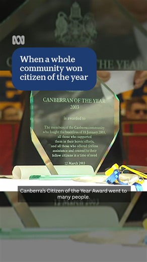 11K views · 66 reactions | On Canberra Day in 2003, the city's Citizen of the Year Award went to more than just one person. Here's why:  via ABC Canberra by Apife Hilton #abcnewsact #canberra #bushfire | ABC Canberra | Facebook