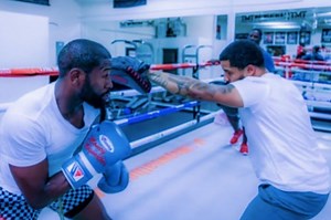 Watch Mayweather's fast hands and defence after teasing THREE comeback fights