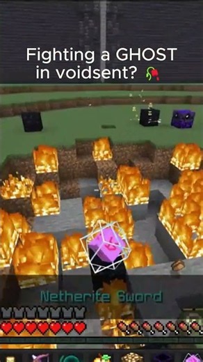 Fighting a GHOST in Voidsent? #minecraft #minecraftpvp #pvp #crystalpvp #cpvp #voidsent