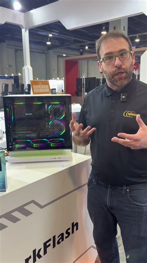 FLOATRON F1 by darkFlash | Unique Floating PC Case at CES 2026