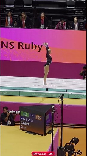 🔥 Ruby Evans from Great Britain 🇬🇧 Vault | Women’s Qualification | 2025 FIG AGWC Jakarta, Indonesia