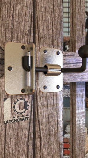 スライドロック｜安全構造｜しっかり閉まる安心感 #スライドロック #安全構造 #防犯ロック #DIY金具 #木工メカ #LatchCraft