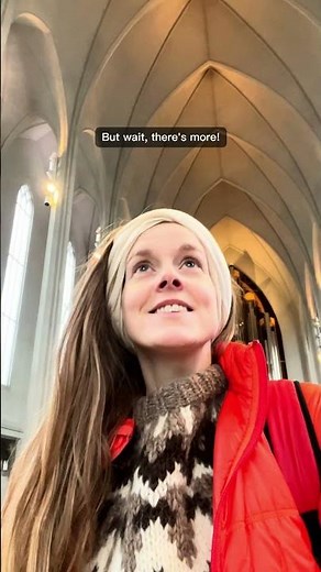 Explore Reykjavík’s top attraction: Hallgrímskirkja! ⛪ #iceland