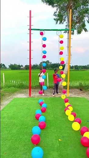 Extreme Balloon Popping Challenge Race!