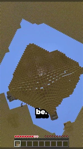 Minecraft, But the World Is Made of Scaffolding