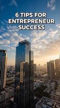 6 Tips to Become a Successful Entrepreneur