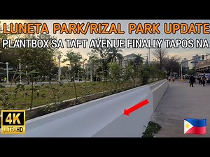 WOW! PLANTBOX SA TAFT AVENUE FINALLY TAPOS NA | LUNETA PARK OR RIZAL PARK UPDATE