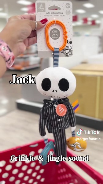 #ad #TargetPartner Get ready to give baby their first ever boo basket 👻 Look for these adorable Nightmare Before Christmas plush activity toys found in the baby department at @Target 🎯 they make sounds to keep baby happy during spooky season. The clips are easy to attach to their car seats or strollers. Spooky cute finds baby will love! ⭐️ Shop toys on my Target Store Front, the direct link is in my bio @targefanatic . . #Targetfanatic #Targetbaby #targetrun #target #babyessentials #BabyBoobas
