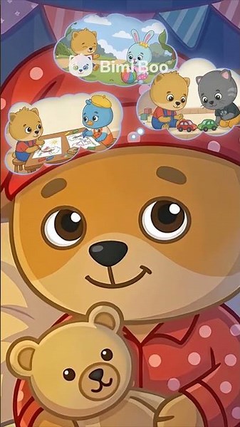 Can Bimi Boo Stay Awake? 👀🌙 | Bedtime Song #kidsvideos