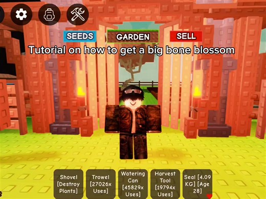 Tutorial on how to get a big bone blossom! ps: if you wanna get more bigger than this grind for it until you get your desired size. #CapCut #growagarden #growagarden🥒🌶🍅 #roblox #robloxfyp #robloxedit #gaming