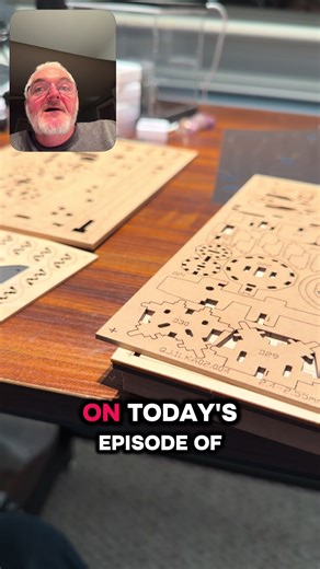 Making a wood model while renovating