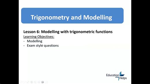 7) Modelling with Trigonometric Functions with Mrs Ntiro (Part 2)