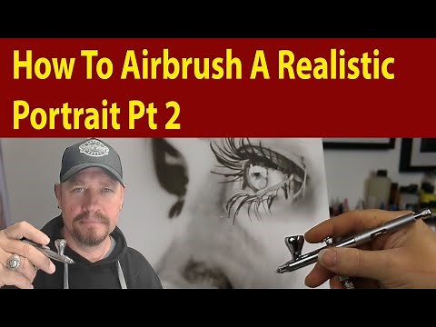 How To Airbrush A Realistic Portrait Pt 2