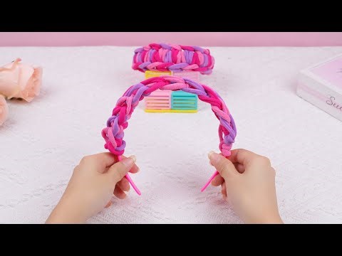 How To Make a Cute Headband With Loom Loops!
