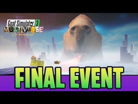 The Great Gastroscopy EVENT - The Instability Tiara - Capybara GOAT | Goat Simulator 3 #dlc