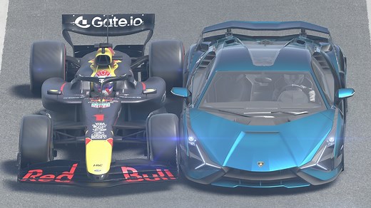 Max Verstappen Red Bull F1 2025 vs Lamborghini Sián FKP 37 at Monza | Raceluxius Horizon