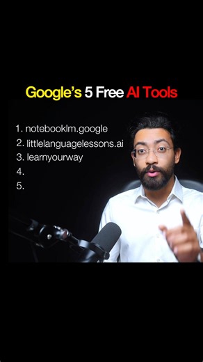 Google’s 5 Free AI Tools