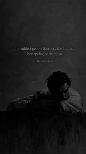 The saddest people don’t cry out loud… 🖤