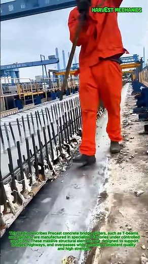 Inside a Million-Dollar Bridge Beam Factory! : How Massive Concrete Bridge Girders Are Actually Made