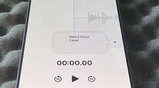 How to add vocals & voiceovers with Voice Memos layered recording
