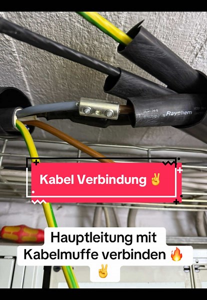 Kabel Verbindung für Elektroinstallationen