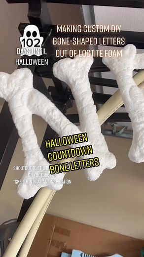 Halloween 2021 DIY: Making Bone Skeleton Decorations