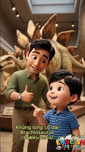 6 Loài Khủng Long Thú Vị Mà Bé Phải Biết Tên Tiếng Anh #GiaoDucSom #TiengAnhChoBe P1
