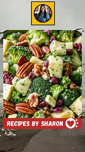 Honeycrisp Apple Broccoli Salad Ingredients: 4 cups broccoli florets, chopped 1 large Honeycrisp apple, diced 1/4 cup red onion, finely chopped 1/2 cup dried cranberries 1/2 cup sunflower seeds 1/2 cup crumbled feta cheese Dressing: 1/2 cup mayonnaise 2 tablespoons honey 1 tablespoon apple cider vinegar 1/4 teaspoon salt 1/4 teaspoon black pepper | Recipes by Sharon