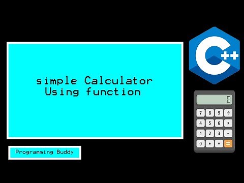 Simple Calculator Using Functions In C++
