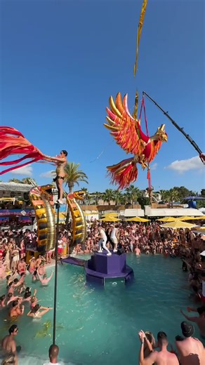 House in Paradise at O Beach Ibiza. The biggest day of the week and one of the island’s most talked-about pool parties. Early access to the Ibiza 2026 club calendar is now open. Sign up via the link in bio.