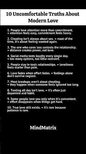 10 Uncomfortable Truths About Modern Love