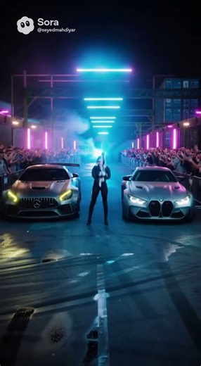 🔥 Night Fury: BMW vs Benz – Street Battle Ignites the Track